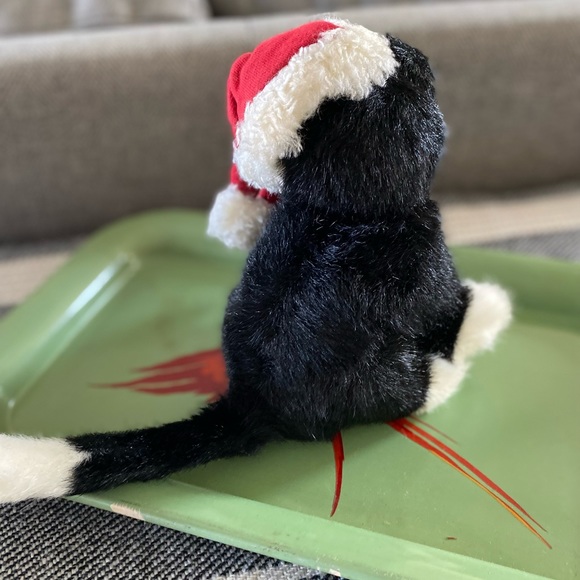 Rare Boyds Bear Plush Santa Claws Cat With Santa Hat 🎄 - Picture 6 of 8
